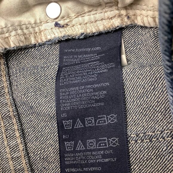 Tommy Hilfiger Jeans Bootcut Stretch Mid-Rise Women's 8 Blue Denim - Picture 10 of 10
